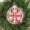 Wooden Sparkle Snowflake Believe Christmas Bulb Hanger 38765;