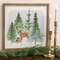 Snowy Woodland Deer Dimensional Frame 60522;