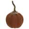 Stuffed Mossy Top Round Orange Pumpkin - 6" Dia.