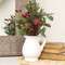 White Ceramic Pitcher, 6" H 70223;