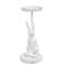 White Bunny Metal Pillar Candle Holder, 8.25" Tall 65333;