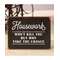 Housework Won't Kill You Distressed Metal Sign 65099