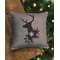 Winter Reindeer Pillow -10" 13185;