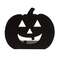 Black Metal Jack O Lantern Candle Plate - 3.5"H