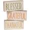 Fall Words Mini Block - 3 Asstd.