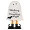 Wishing You a Haunting Night Wooden Ghost on Base - 10.5"H