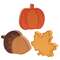 Fall Icon Chunky Wood Sitter - 3 Asstd.