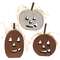 Primitive Distressed Wood Cutout Jack O Lantern Sitter - 3 Asstd.