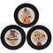 Scarecrow with Flowers Wooden Plate - 3 Asstd.