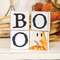 Golden Floral Wildflower Boo Ghost 2" Square Blocks, 4/Set 38616;