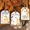 Golden Floral Wildflower Ghost Wooden Tag, 3 Asstd. 38618;