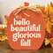 Hello Beautiful/Hocus Pocus 2-Sided Wooden Pumpkin Sitter 38728;