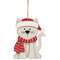 Layered Wood Cat in Hat & Scarf Ornament