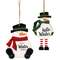 Warm Winter Wooden Snowman Ornament - 2 Asstd. 38756;