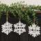 Sparkle Snowflake Word Ornament, 3 Asstd. 38767;