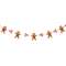 Wooden Merry Gingerbread & Peppermint Garland