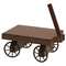 Distressed Brown Wooden Wagon
