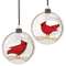Snowy Cardinal Bulb Ornament - 2 Asstd.