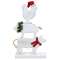 3 Set - Distressed White Wooden Winter Farm Animal Stackers