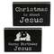 Happy Birthday Jesus Rectangle Wooden Block - 2 Asstd.