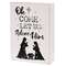 Let Us Adore Him Nativity Silhouette Box Sign