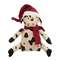 Stuffed Santa Hat & Scarf Baby Cow Doll - 6.5"H
