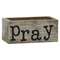 Distressed Wooden Pray Box #35144C