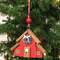 Wooden Christmas Barn Ornament 65389;