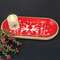 Yuletide Reindeer Oval Wooden Tray 65393;