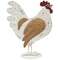 Distressed Metal Chicken - 9.75"H