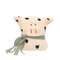Stuffed Rustic Cow Sitter - 4"H
