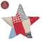 Patchwork Americana Star Pillow - 9.5"
