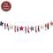 Rustic Mixed Pattern Raggdy Star Garland - 5 Ft.