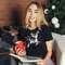 Run Run Rudolph T-Shirt, Black XXL, L211XXL