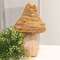 Woven Seagrass Mushroom 10.5"H SYA5578;