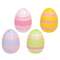 4 Set - Painted Wooden Easter Egg Name Card Holders - 2.5"H