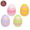 4 Set - Painted Wooden Easter Egg Name Card Holders - 2.5"H