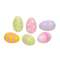 6 Set - Painted Wooden Easter Eggs - 2"H