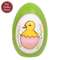 Hand Painted Hatching Chick Wooden Easter Egg