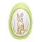 Hand Painted Standing Bunny Wooden Easter Egg