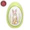 Hand Painted Standing Bunny Wooden Easter Egg