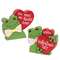 Hoppy Valentine's Day Wooden Frog Sitter, #39013