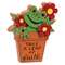 A Leap of Faith Froggy Flower Pot Sitter, #39015
