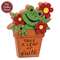 A Leap of Faith Froggy Flower Pot Sitter, #39015