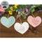 Wildflower Friendship Wooden Heart Ornament - 3 Asstd.