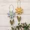 Distressed Wood Daisy Hanger - 2 Asstd.