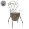 Metal Garden Chair Planter