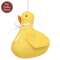 Yellow & White Gingham Checked Stuffed Baby Duck, #CW5048
