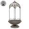 Metal Ornate Birdcage Planter