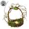 Mossy Dogwood Blossoms Bird Nest Basket